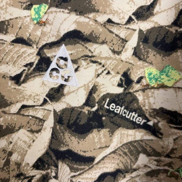 Nike ACG Dri-FIT Leaf Camo Loose Fit Shirt Men's size XL Olive HJ0794-222 NWT - Picture 2 of 7